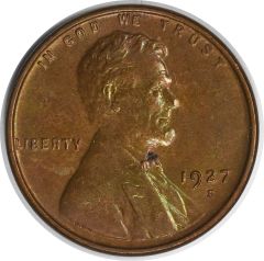 1927-S Lincoln Cent MS63 Uncertified #1019