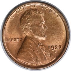 1920-D Lincoln Cent MS64 Uncertified #236
