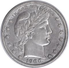 1900-O Barber Silver Half Dollar AU Uncertified #807