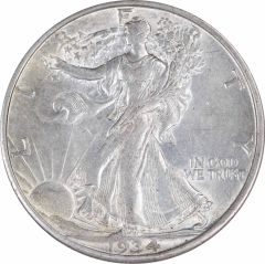 1934-D Walking Liberty Silver Half Dollar AU58 Uncertified #229