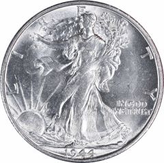 1944-S Walking Liberty Silver Half Dollar MS63 Uncertified #236