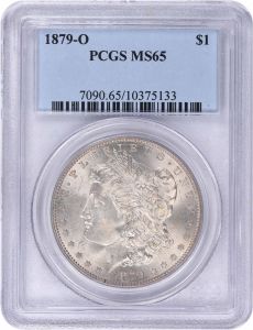 1879-O Morgan Silver Dollar MS65 PCGS