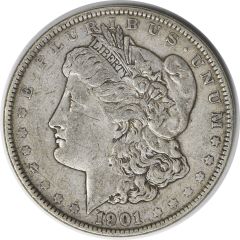 1901 Morgan Silver Dollar VF Uncertified #1231