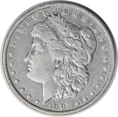1901 Morgan Silver Dollar VF Uncertified #1232