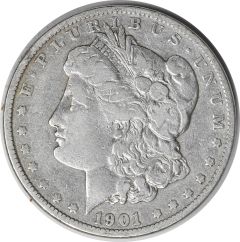 1901 Morgan Silver Dollar VF Uncertified #1234