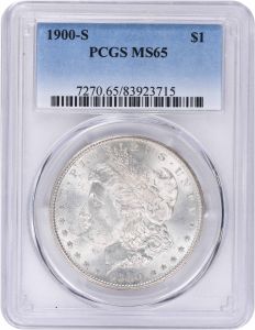1900-S Morgan Silver Dollar MS65 PCGS
