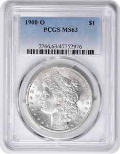 1900-O Morgan Silver Dollar MS63 PCGS