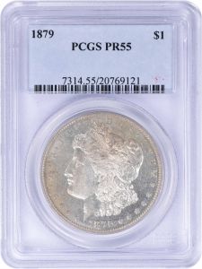 1879 Morgan Silver Dollar PR55 PCGS