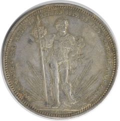 1879 Switzerland 5 Francs KM514 EF Uncertified #225