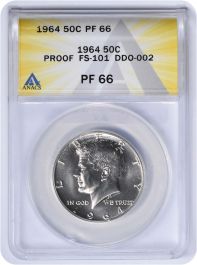 Demi-dollar Kennedy 1964 USA – Pièce D’argent FDC