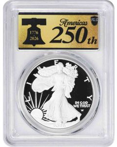 2026-P $1 American Silver Eagle Congratulations Set PR69DCAM First Strike PCGS (Anniversary Label)