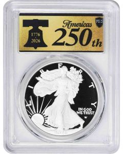 2026-P $1 American Silver Eagle Congratulations Set PR70DCAM First Strike PCGS (Anniversary Label)