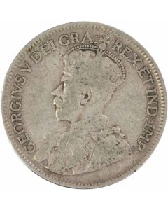 1936 DOT Canada 25 Cents KM24A F Uncertified #539
