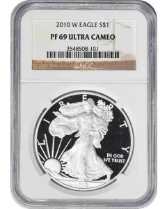 2010-W $1 American Silver Eagle PF69UCAM NGC