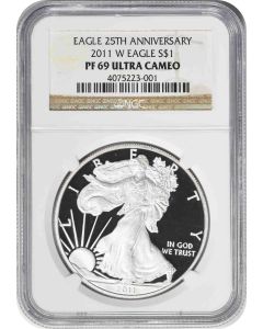 2011-W $1 American Silver Eagle PF69UCAM NGC