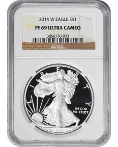 2014-W $1 American Silver Eagle PF69UCAM NGC