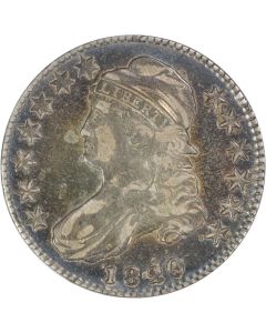 1820/19 Bust Half Dollar Curl Base 2 O-101 EF Uncertified #753