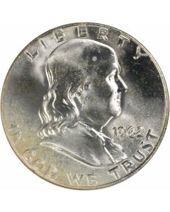 1962-D Franklin Silver Half Dollar MS64 Uncertified #539