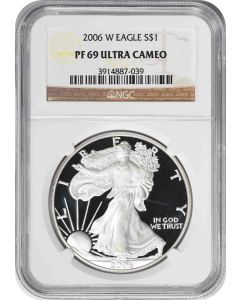 2006-W $1 American Silver Eagle PF69UCAM NGC