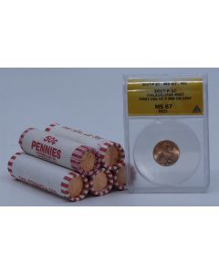 Lincoln Cents #1178 2017-P Lincoln Cent Rolls