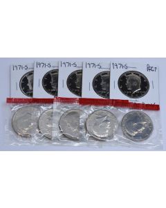 Kennedy Half Dollars #1180 Double Die Kennedy Halves