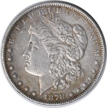 1878 7TF VAM 171 Morgan Silver Dollar Tripled R EF Uncertified #935