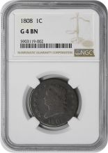 1808 Large Cent G04BN NGC