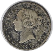 1888 Newfoundland 10 Cents KM3 VF Uncertified #1110