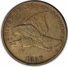 1857 Flying Eagle Cent EF Uncertified #1046