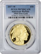 2017-W $50 American Gold Buffalo PR70DCAM PCGS