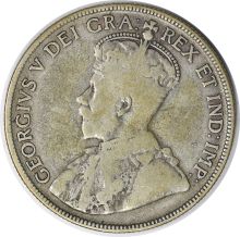 1932 Canada 50 Cents KM25A VG+ Uncertified #209