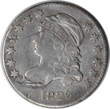 1825 Bust Silver Dime EF Uncertified #256