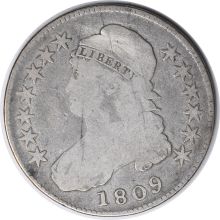 1809 Bust Silver Half Dollar VG Uncertified #1130