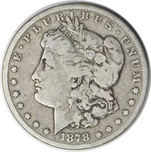 1878-CC Morgan Silver Dollar F Uncertified #943