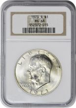 1973-S Eisenhower Silver Dollar MS68 NGC