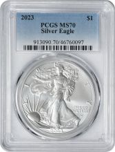 2023 $1 American Silver Eagle MS70 PCGS