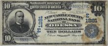 1902 $10 The New Castle County National Bank of Odessa DE Fr. 624 Net VG Uncertified