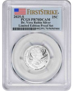 2025-S Dr. Vera Rubin American Women Washington Silver Quarter LESPS PR70DCAM First Strike PCGS