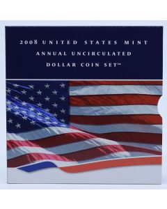 2008 US Mint Annual Uncirculated Dollar Coin Set in Original Government Packaging