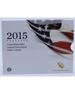 2015 US Mint Annual Uncirculated Dollar Coin Set in Original Government Packaging
