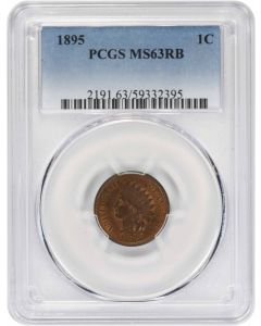 1895 Indian Cent MS63RB PCGS