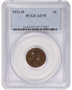 1911-D Lincoln Cent AU55 PCGS