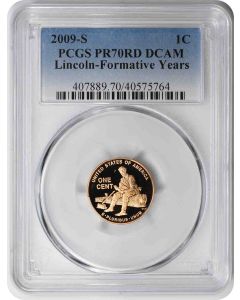 2009-S Lincoln Cent - Formative Years PR70RD DCAM PCGS