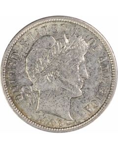 1906 Barber Silver Dime AU58 Uncertified #307