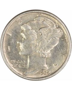 1926-D Mercury Silver Dime AU58 Uncertified #223