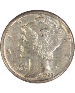 1928-S Mercury Silver Dime AU58 Uncertified #1059
