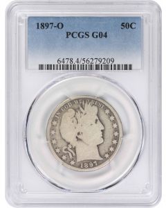 1897-O Barber Silver Half Dollar G04 PCGS