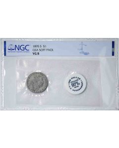 1895-S Morgan Silver Dollar VG8 NGC GSA Soft Pack