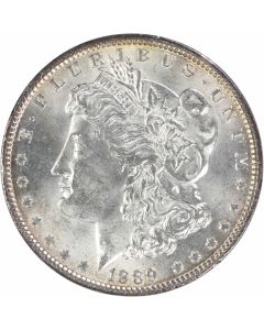 1889 Morgan Silver Dollar MS63 Uncertified #943