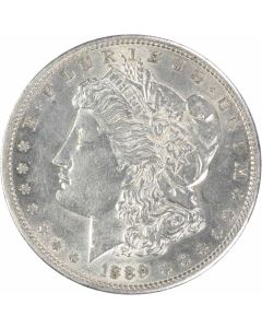1889-S Morgan Silver Dollar AU Uncertified #943